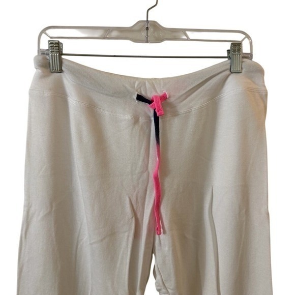 Sundry Ombre Stripe Sweatpants Jogger Sweatpants White Pink size 1/small NEW - Picture 6 of 15